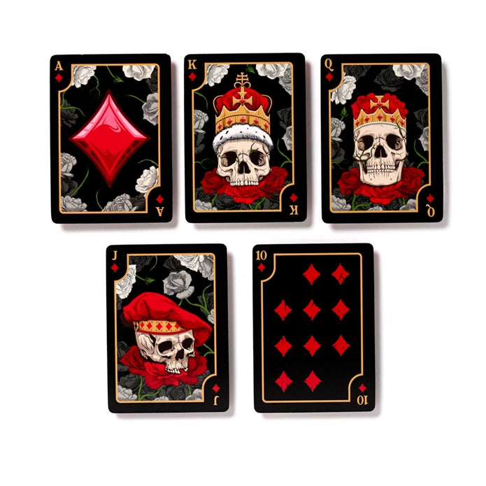 Baraja estandar de cartas skull roses