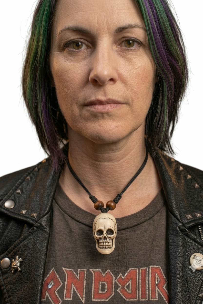 Collar calavera