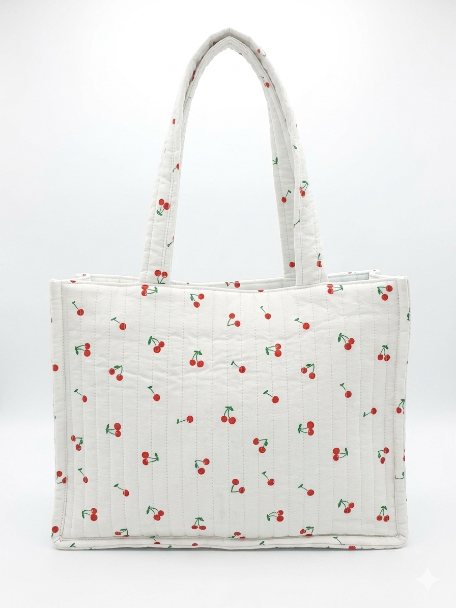 Bolso grande cerezas