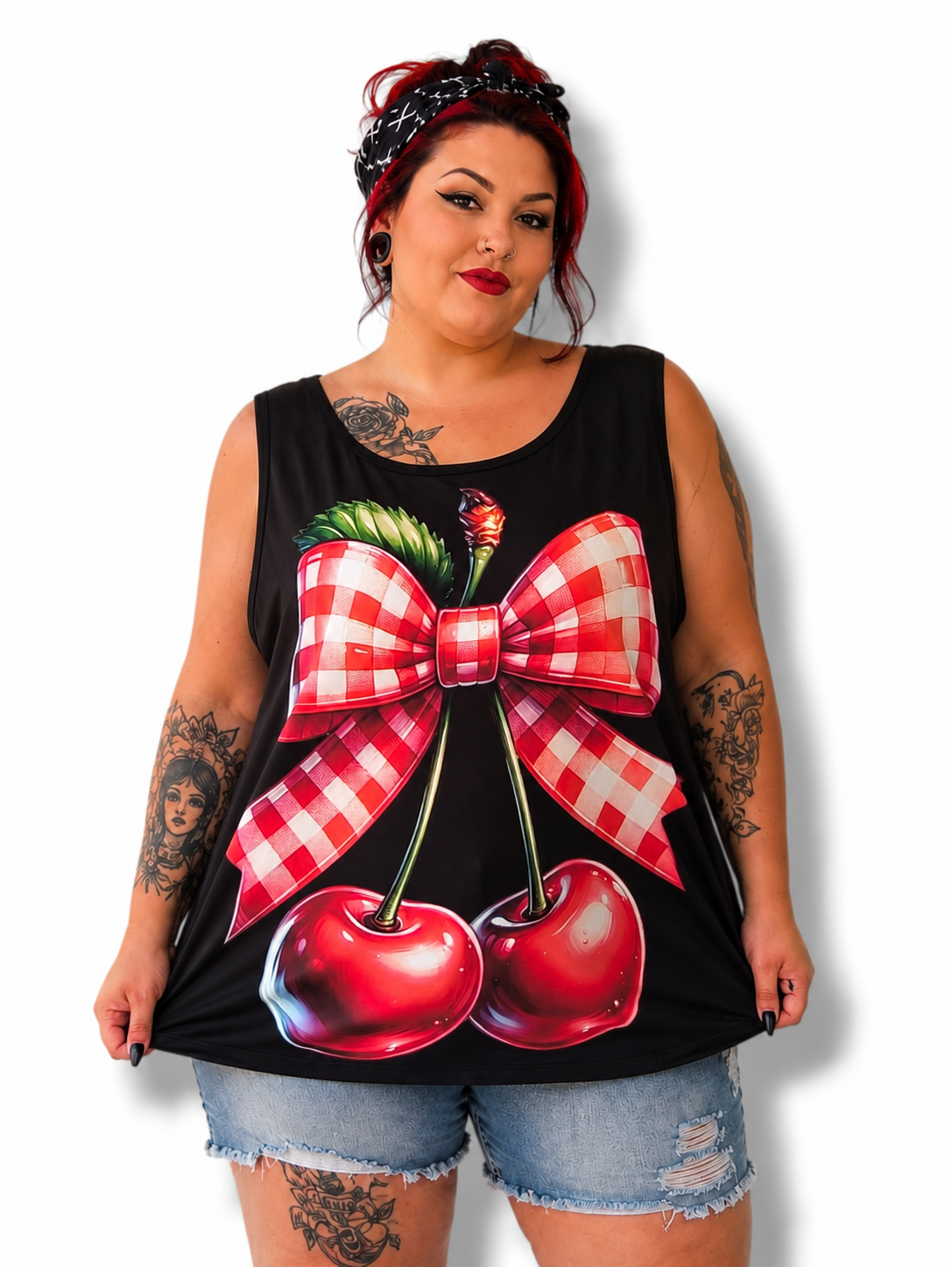 Camiseta tirantes cherry