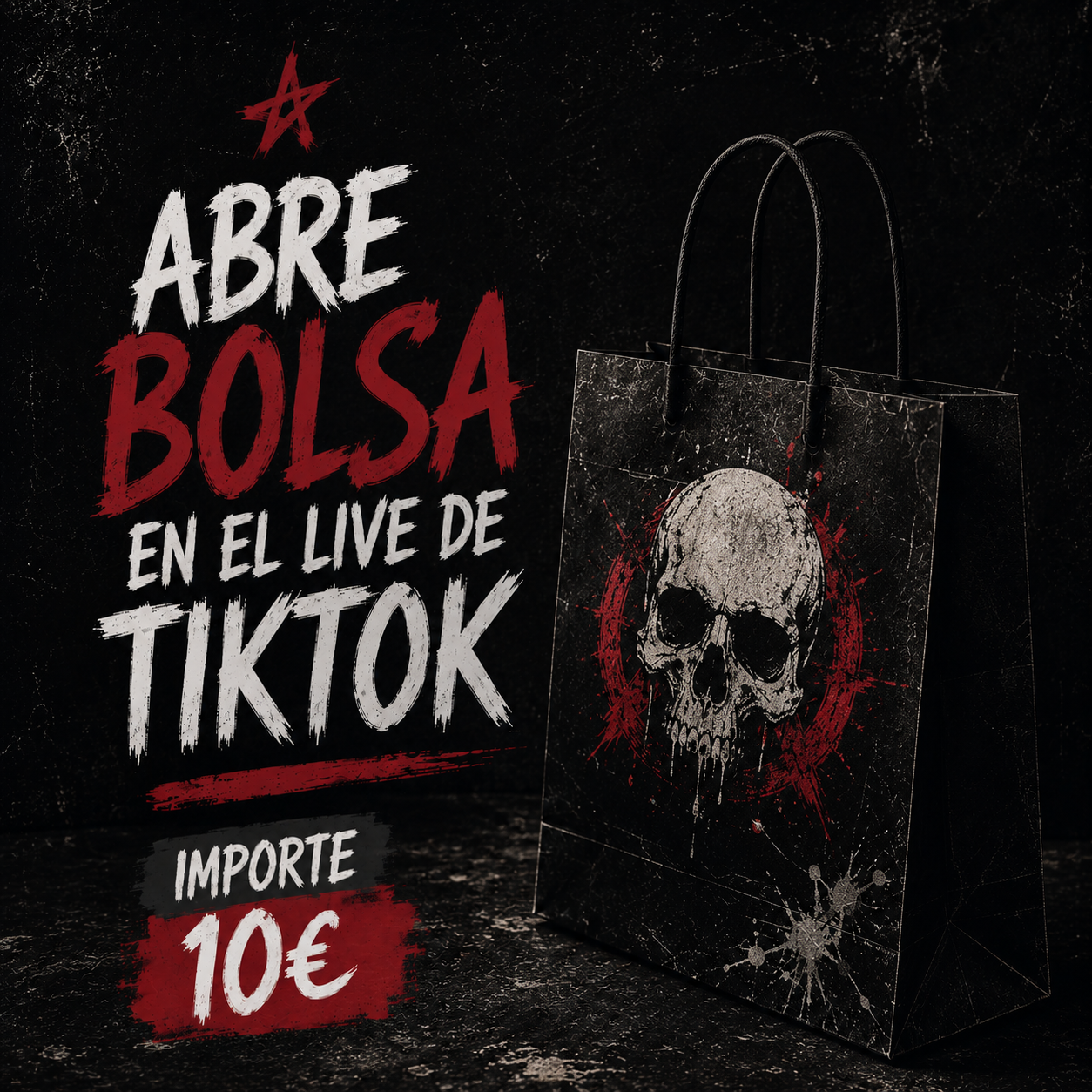 Abre bolsa en el live de tiktok