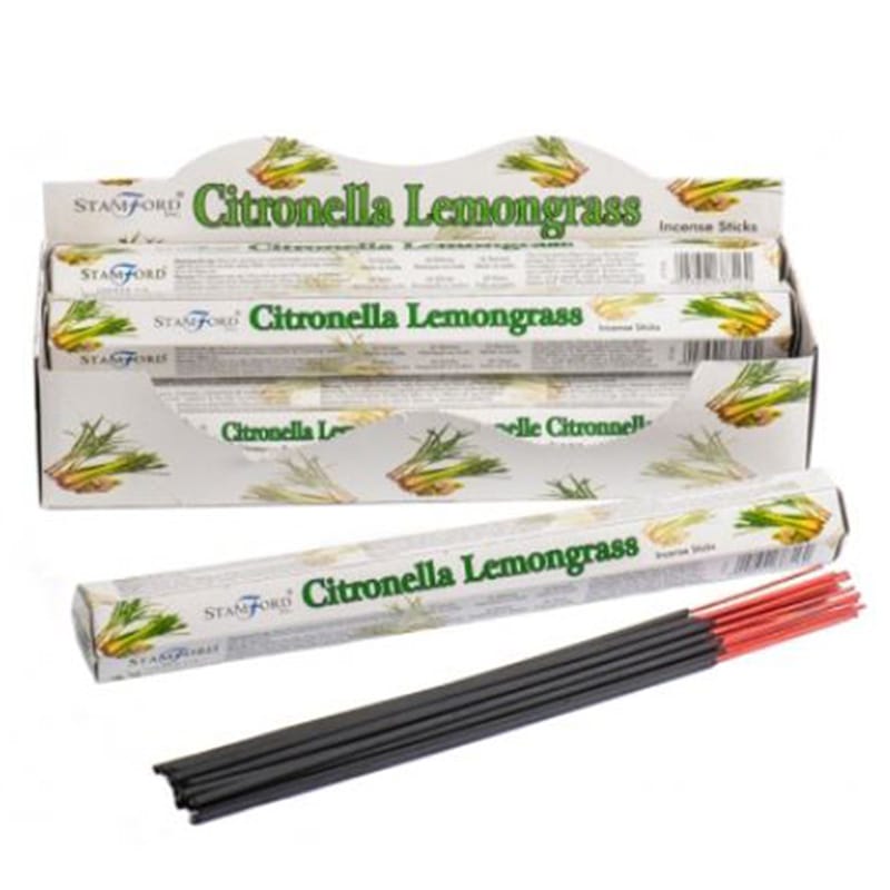 Varillas de incienso citronella lemongrass (citronela y limoncillo)