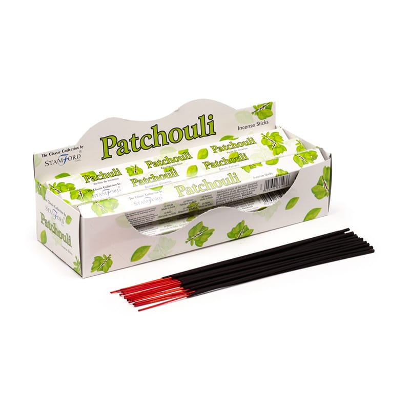 Varillas de incienso patchouli (pachuli)