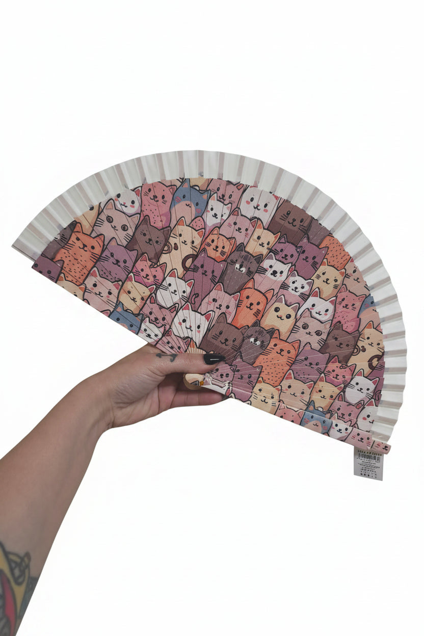 Abanico gatitos