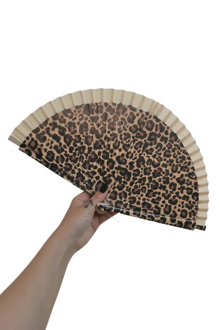 Abanico animal print