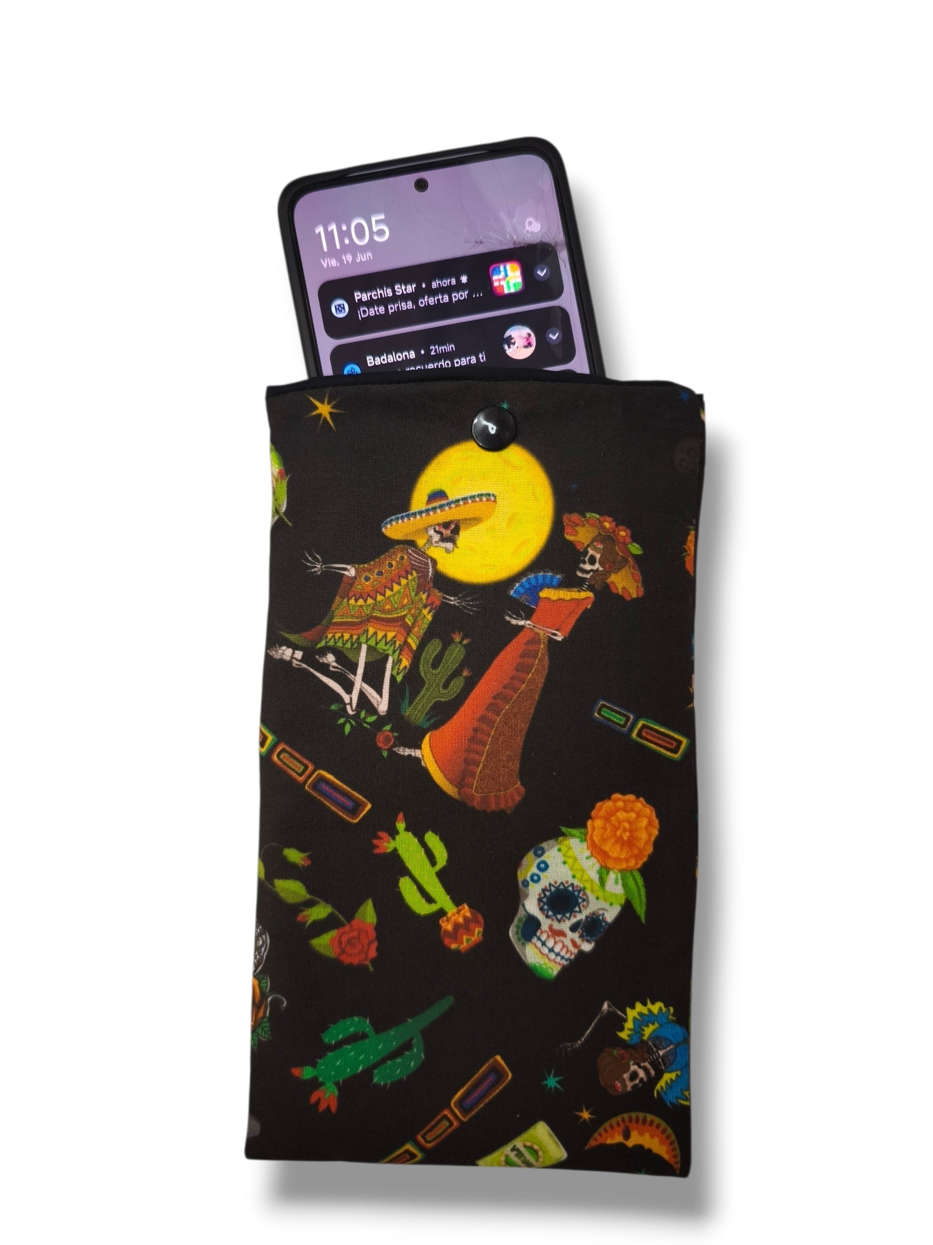 Fundas de movil y gafas