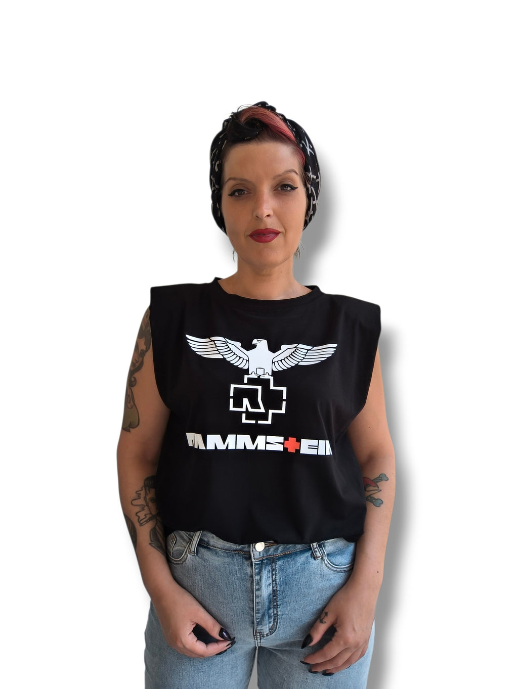 Camiseta hombreras Rammstein aguila
