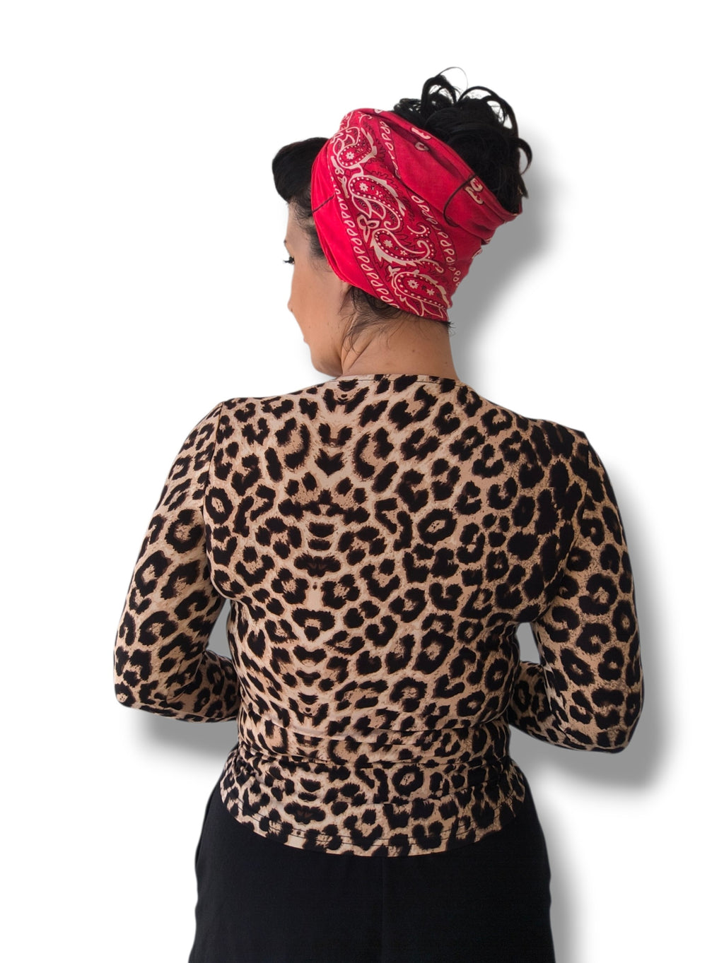 Camiseta Leopardo con transparencia