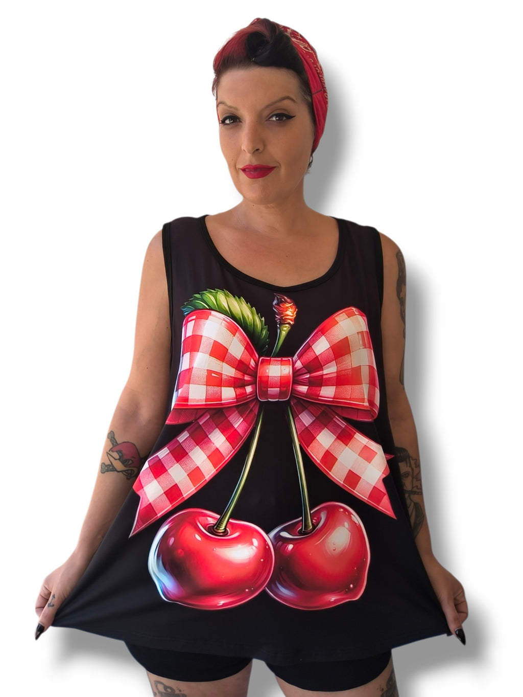 Camiseta tirantes cherry