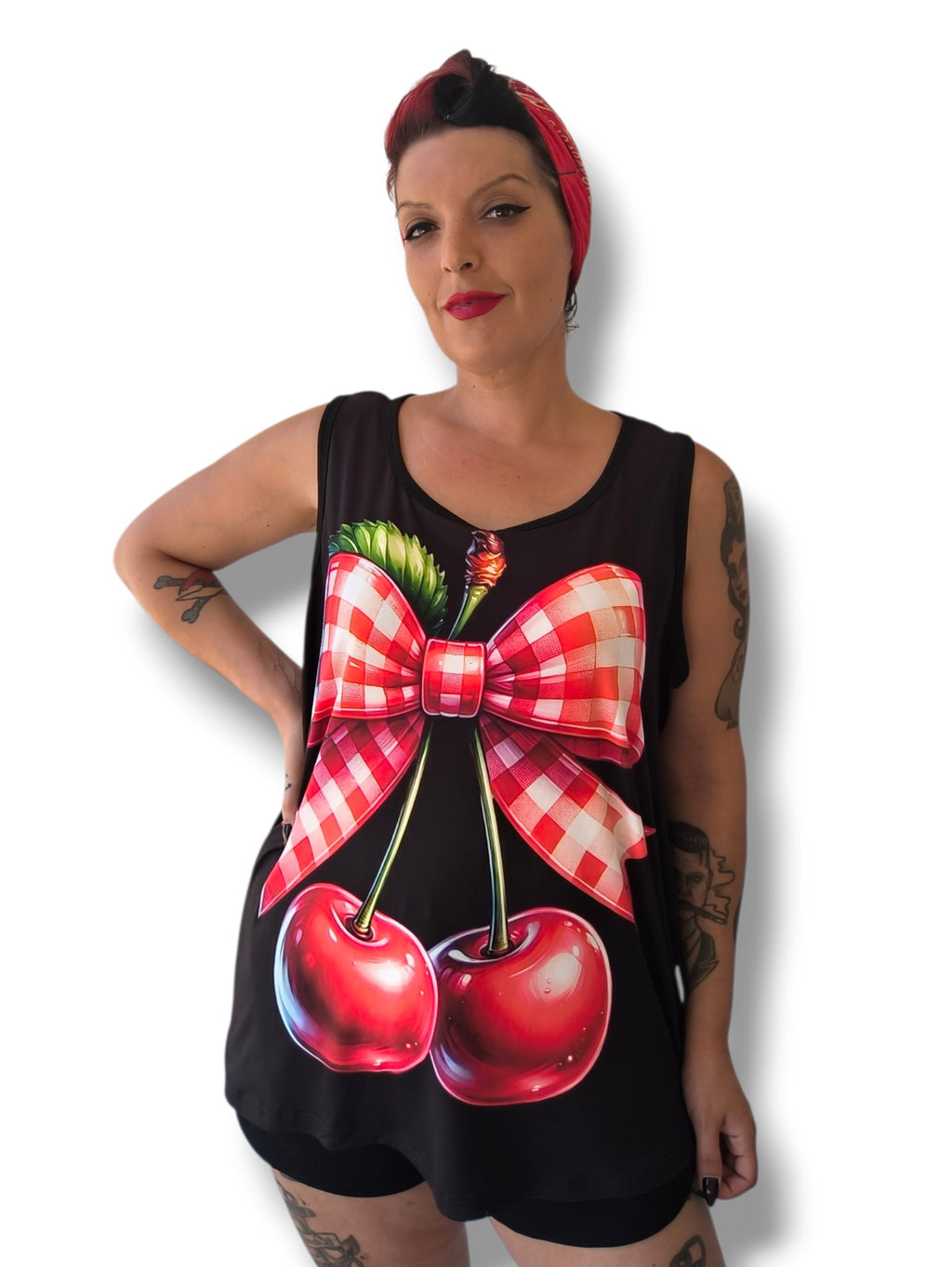 Camiseta tirantes cherry