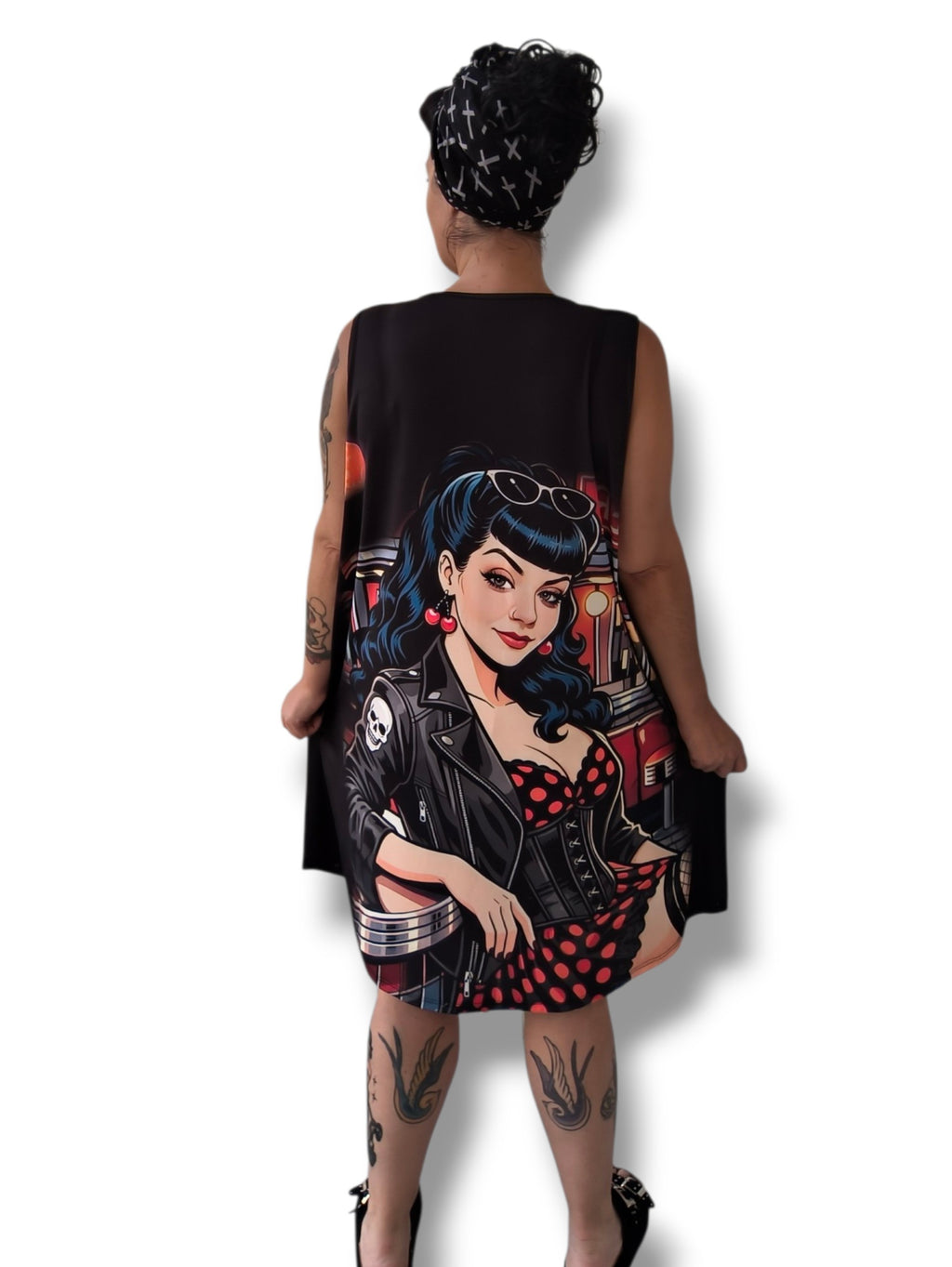 Vestido Chica Rockabilly