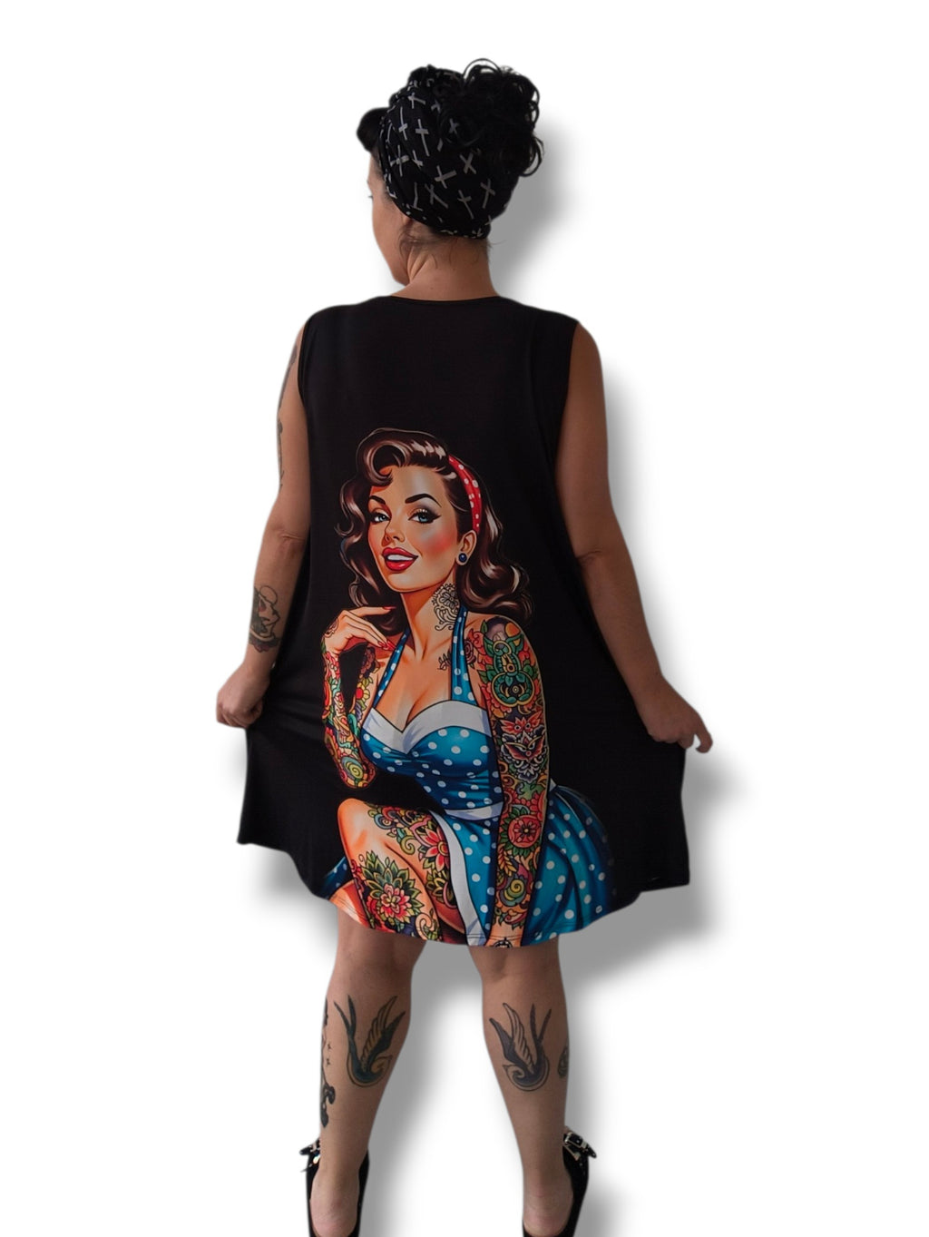 Vestido chica pinup