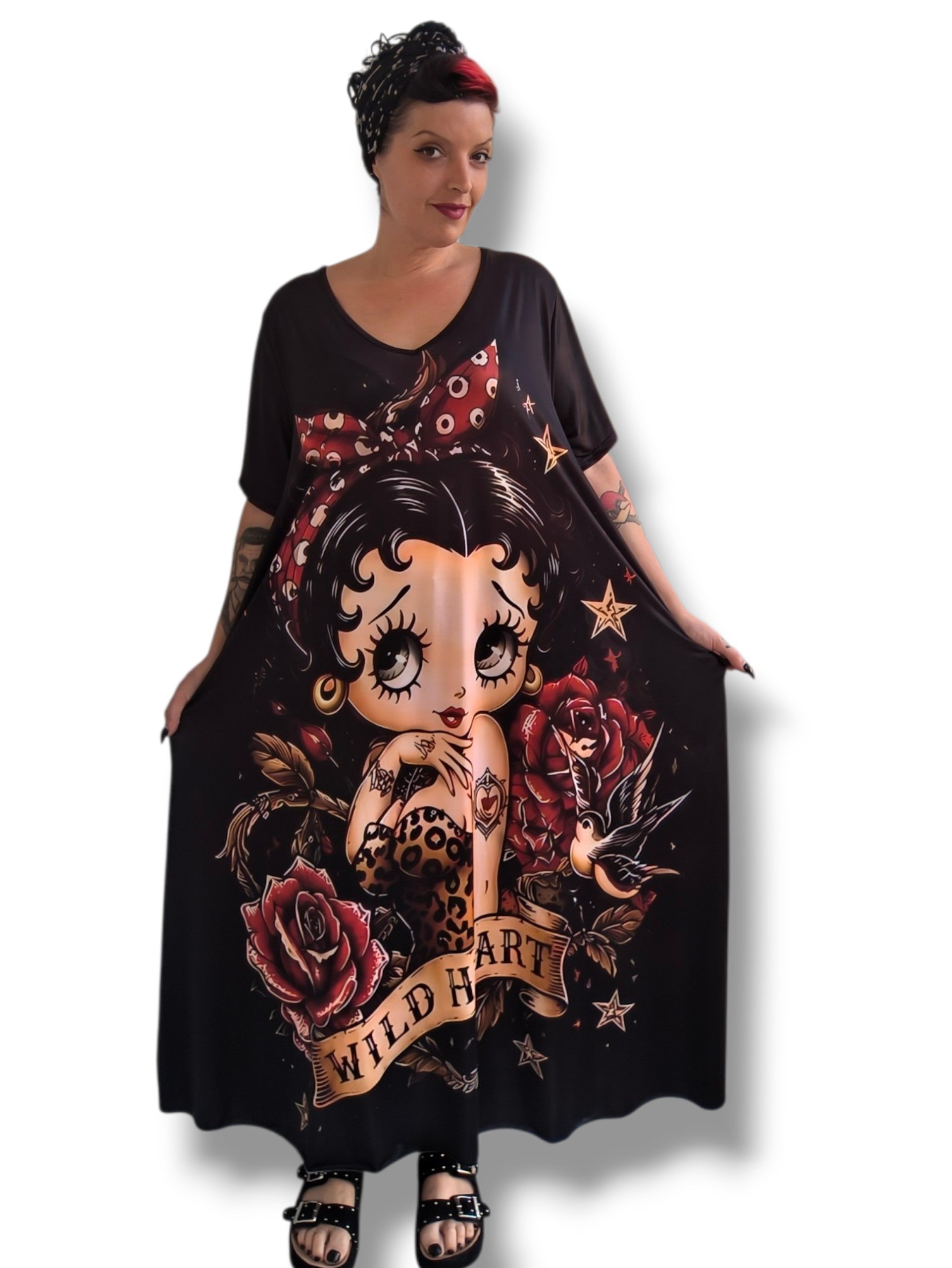Vestido largo Betty boop