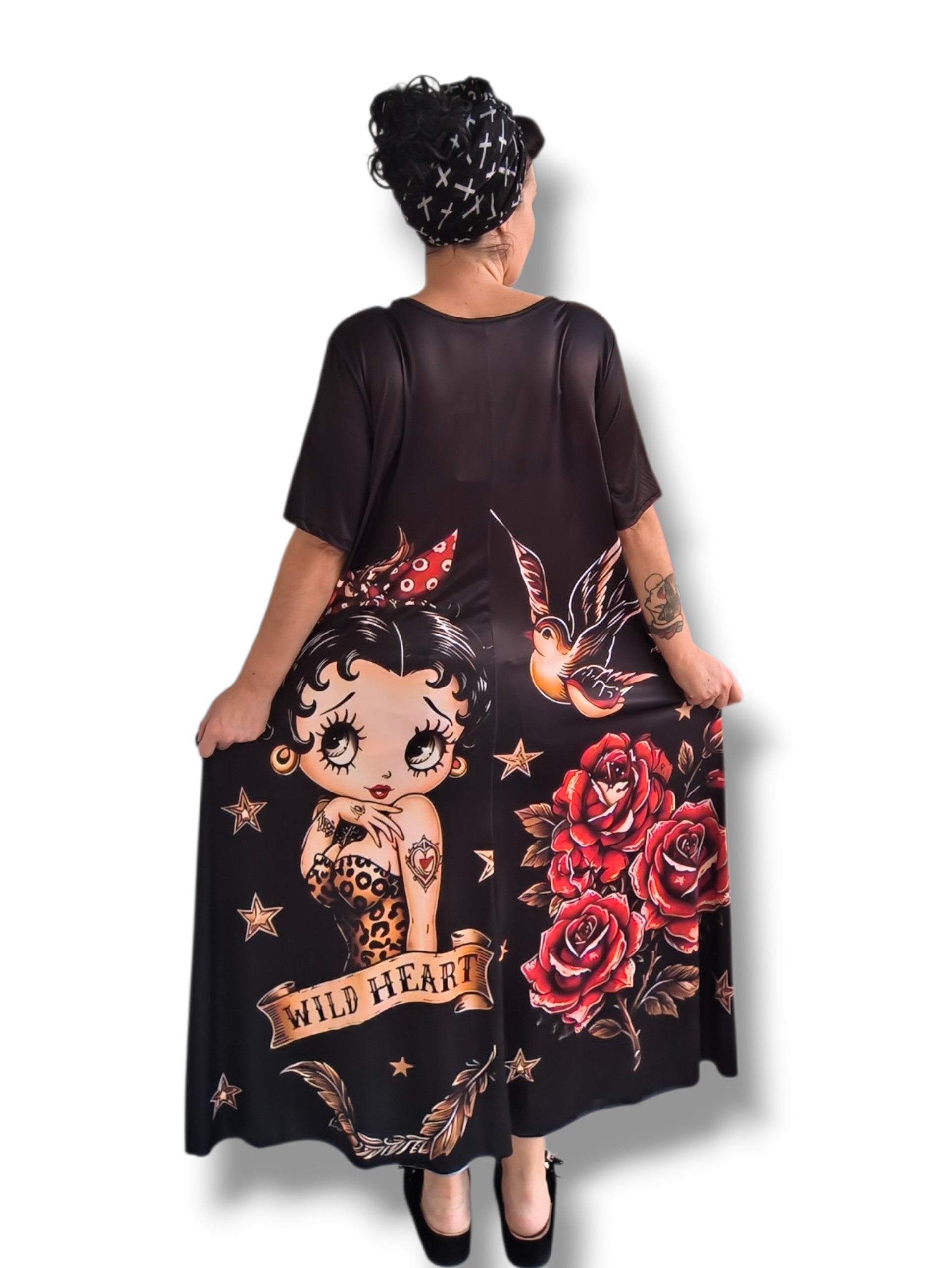 Vestido largo Betty boop