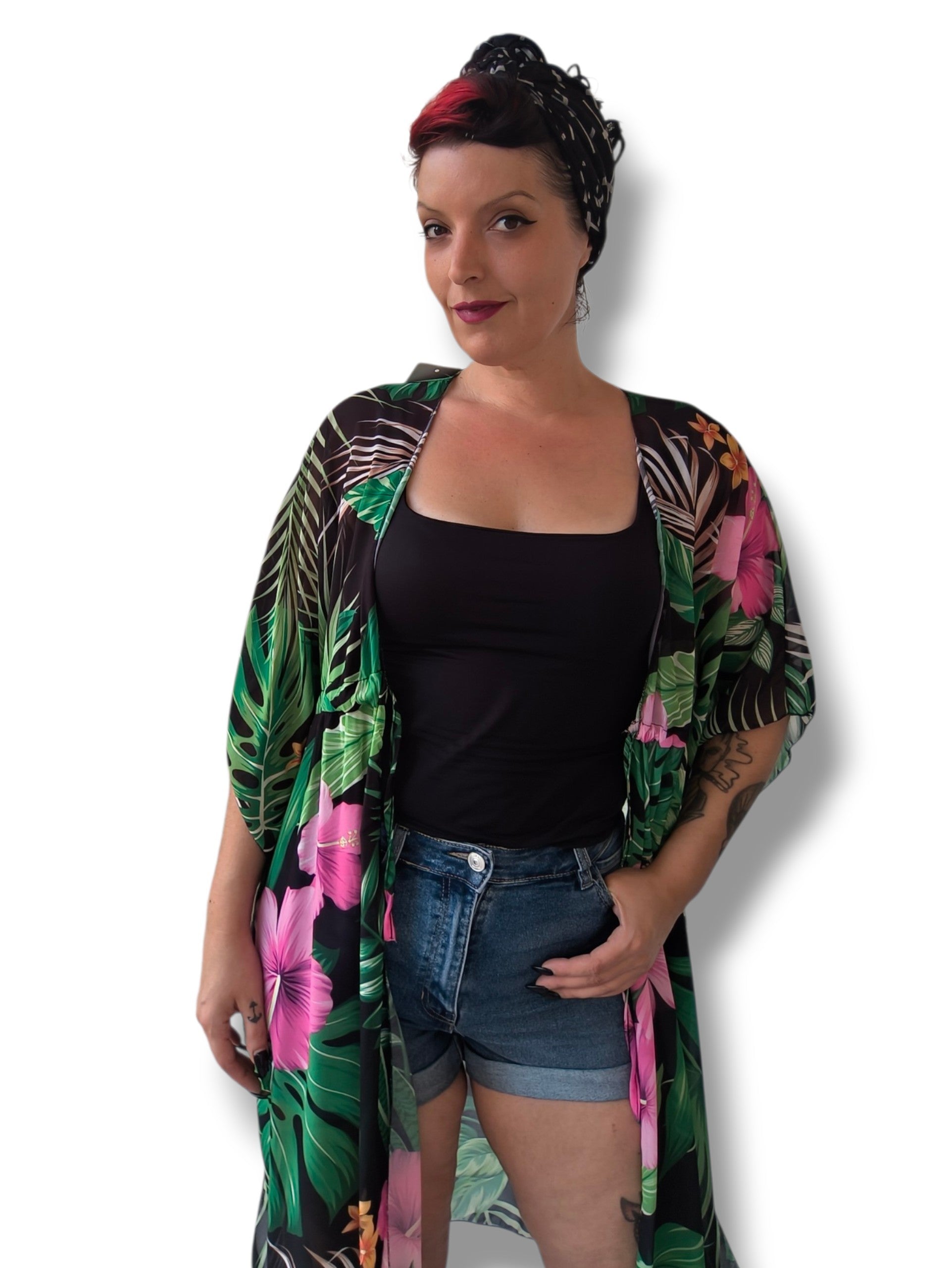 Kimono flores