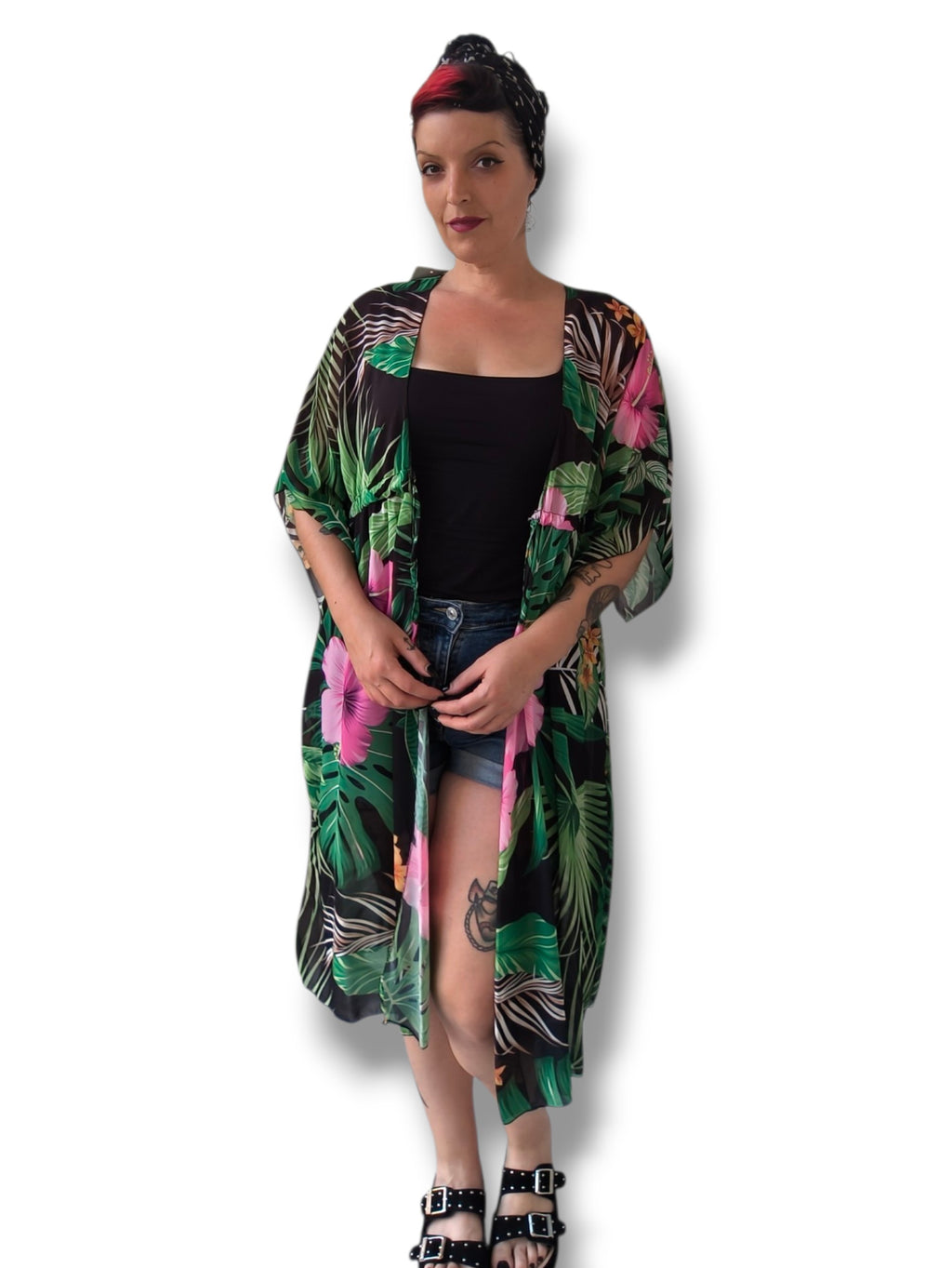 Kimono flores