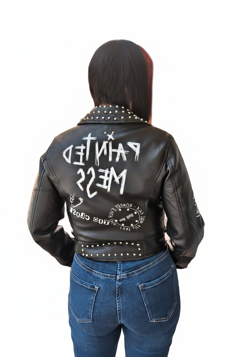 Biker painted
