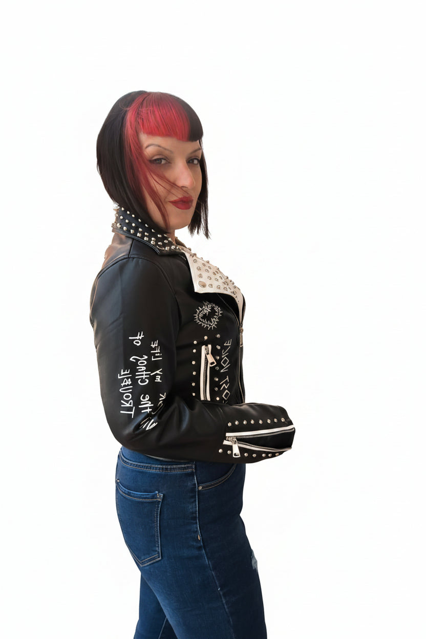 Biker painted
