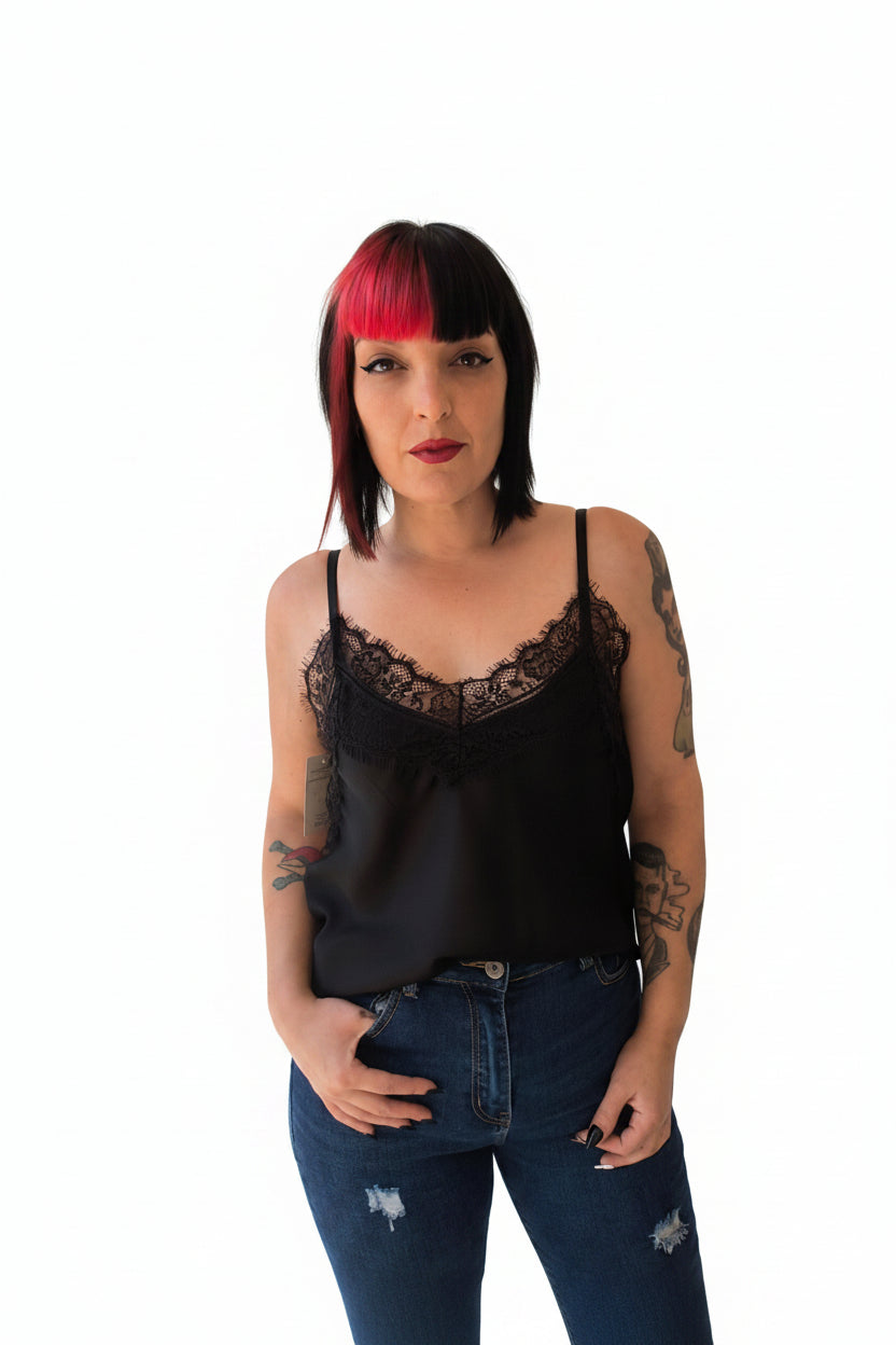Camiseta lencera lisa