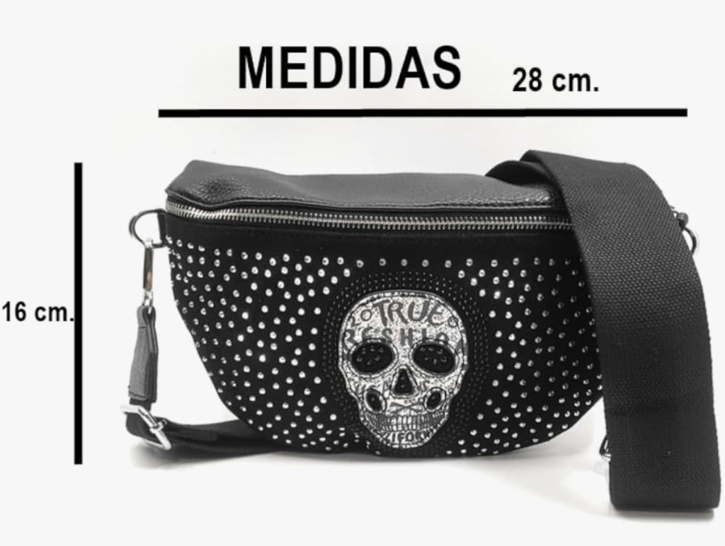 Bolso riñonera skull