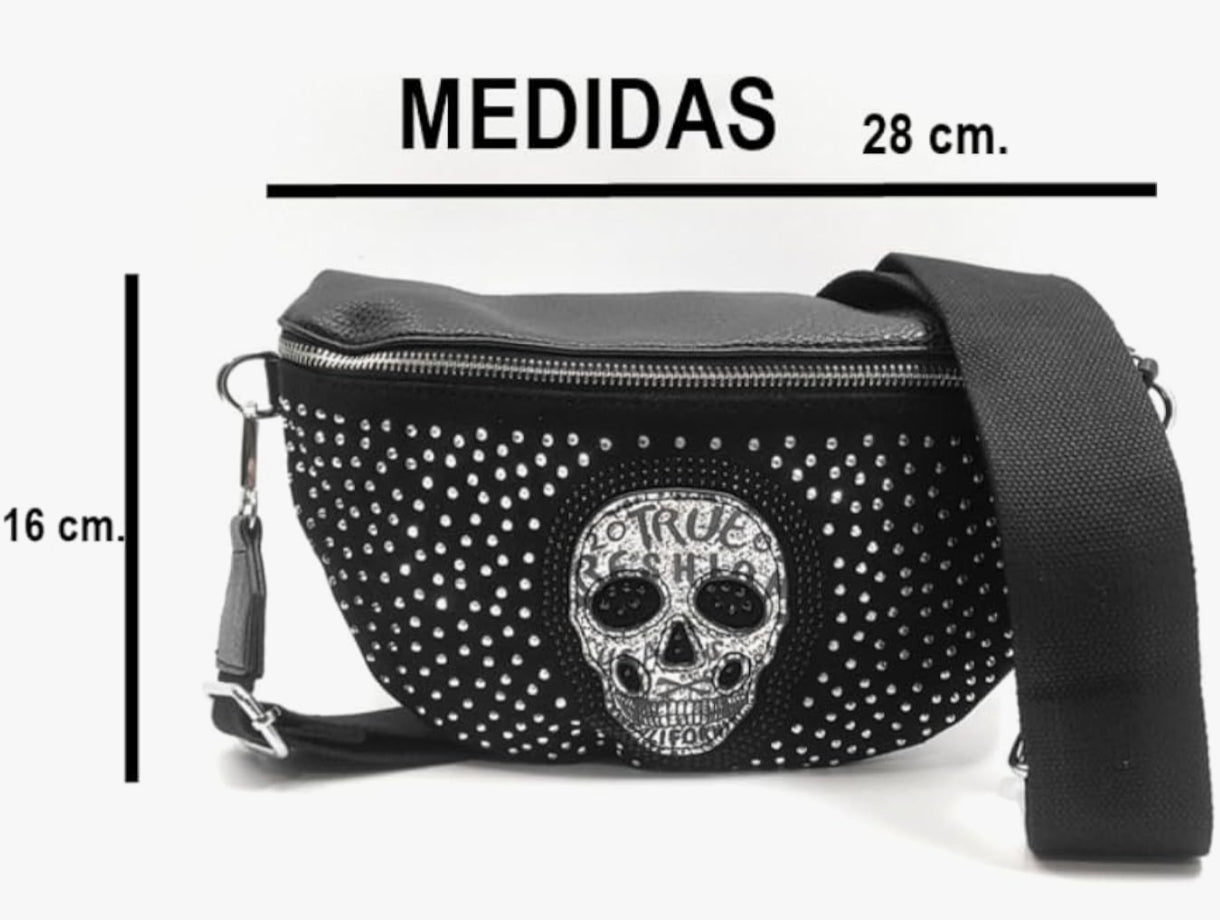 Bolso riñonera skull