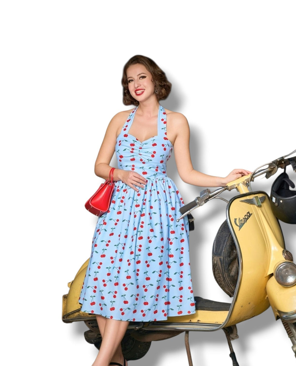 Vestido lorelei cerezas