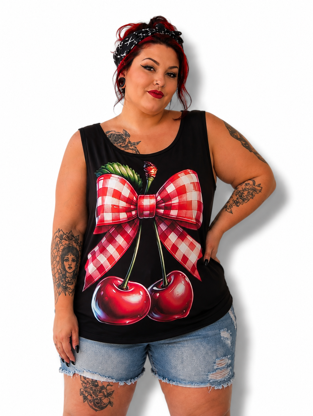 Camiseta tirantes cherry