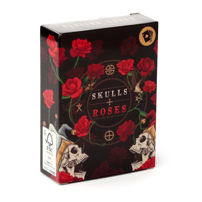 Baraja estandar de cartas skull roses