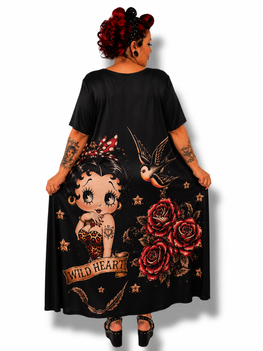 Vestido largo Betty boop