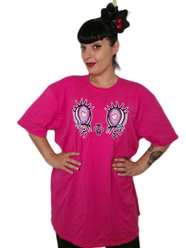 EYE CAT PINK (MODELO CHICO TALLA XXL) - Imagen 2