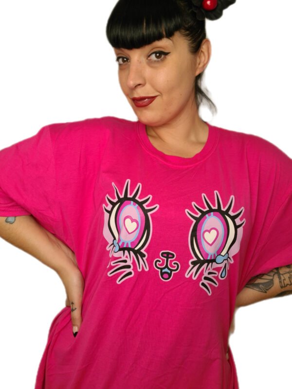 EYE CAT PINK (MODELO CHICO TALLA XXL) - Imagen 3