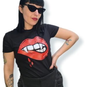 Camiseta labios