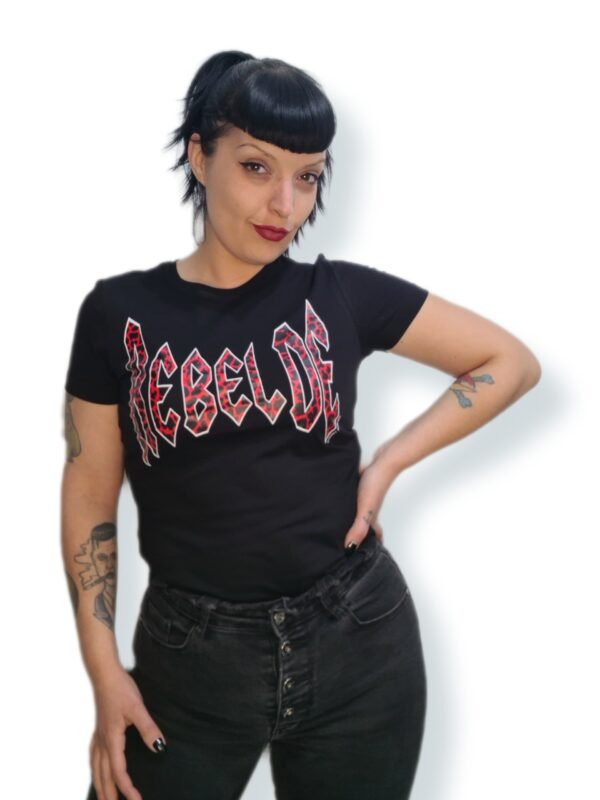 Camiseta rebelde leo rojo - Imagen 5