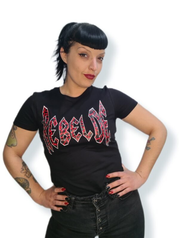 Camiseta rebelde leo rojo - Imagen 4