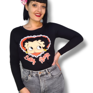 Camiseta Betty boop love manga larga