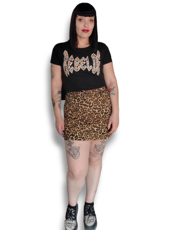 Camiseta rebelde leopardo - Imagen 5