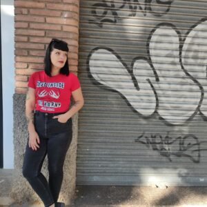 Camiseta dead inside roja