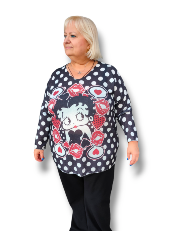 Jersey punto fino betty polka