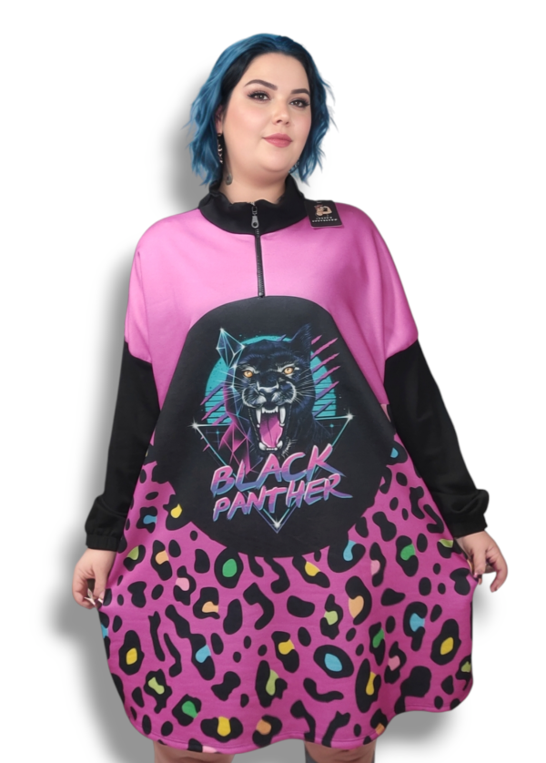 Vestido sudadera black panther