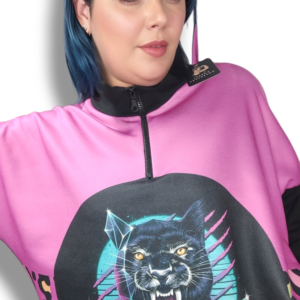 Vestido sudadera black panther