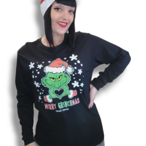 Camiseta Merry Grinchmas manga larga