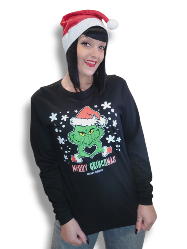 Camiseta Merry Grinchmas manga larga - Imagen 3