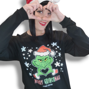 Camiseta Merry Grinchmas manga larga