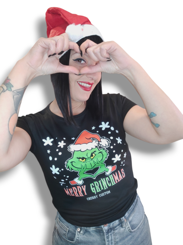 Camiseta merry grinchmas - Imagen 2