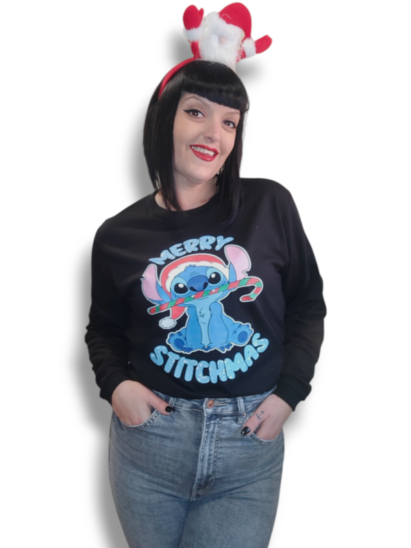 Camiseta merry stitchmas manga larga - Imagen 4