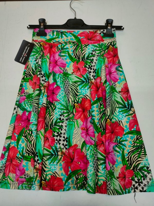 Falda floral print - Imagen 2