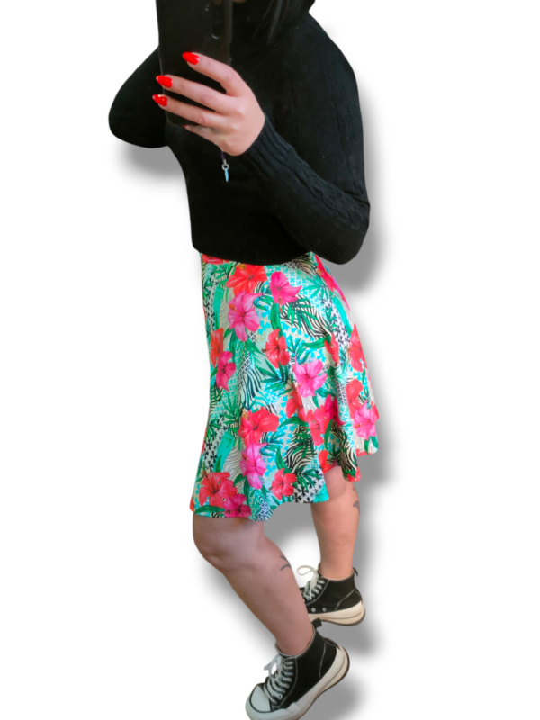 Falda floral print - Imagen 6