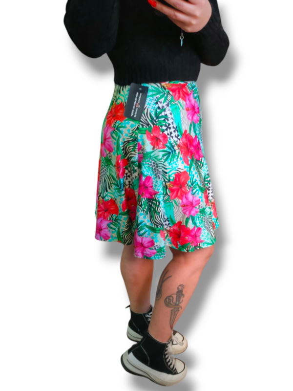 Falda floral print - Imagen 5